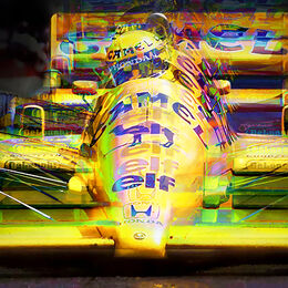 Ayrton Senna Lotus 99T Honda Spa 1987 ABI 063
