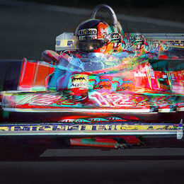 Gilles Villeneuve Ferrari Front No12-ABI 085
