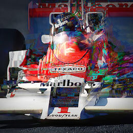 James Hunt McLaren M26 Japanese GP 1977 ABI 135