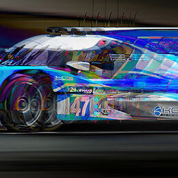 KCMG Oreca 05 Nissan No47 Le Mans 2015