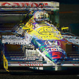 Nigel Mansell Williams FW11 Honda Monza 1986 ABI 119