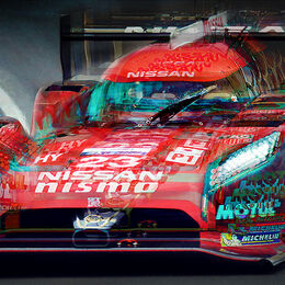 Nissan GTR R LM Nismo Team Nissan Motorsport No23 Le Mans Test 2015