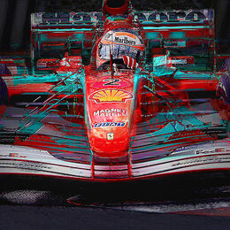 Rubens Barrichello Ferrari F2001 Japan 2001 ABI 110