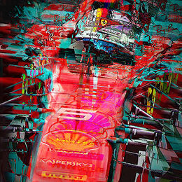 Sebastian Vettel Ferrari Front ABI 050