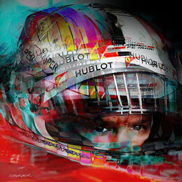 Sebastian Vettel Ferrari Portrait ABI 060