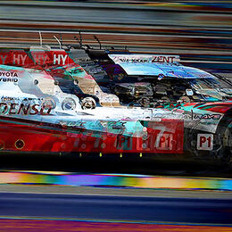 Toyota Gazoo Racing Toyota TS050 No7 Mike Conway Kamui Kobayashi Jose Maria Lopez Le Man 2020