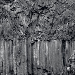 Vertical Basalt Columns Iceland