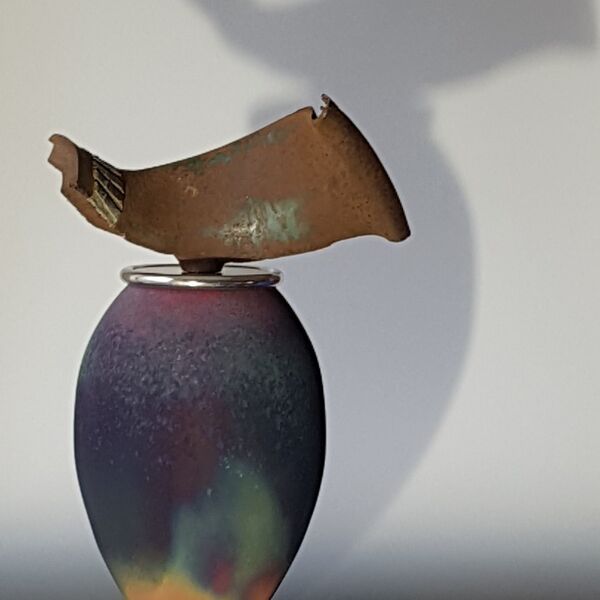 Large conical with tank shell shrapnel