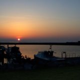 Sunrise At Portland Port