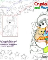 Crystal Fairies Colouring Book