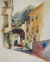 Italian village, Tuscany