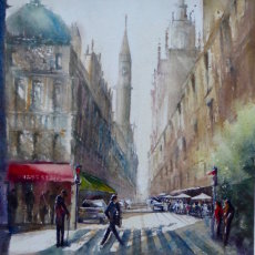 Sunlit Street, London