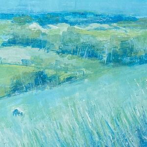 Sheep with Grasses