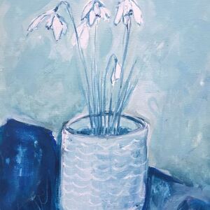Snowdrops in a Pot