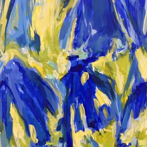 Abstract Bluebells