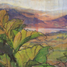Gunnera - Oil - Karen Beauchamp