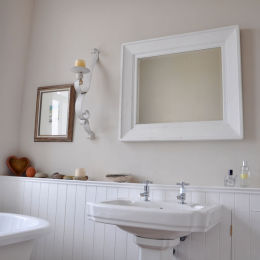 Bathroom in the tower - www.whitehouseart.co.uk