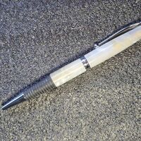 Soft Grip = Mother of Pearl on Chrome