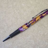 Soft Grip = Purple and Gold Haze on chrome