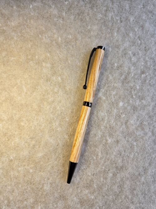 Twist Pen = Ash Wood on gunmetal