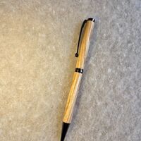 Twist Pen = Ash Wood on gunmetal