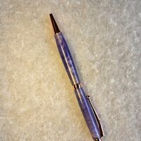 Twist Pen = Purple Haze on polished copper