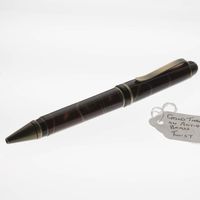 Cigar Type - Antique Brass - Gold Thread
