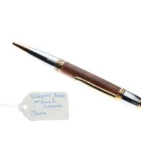 sold === Gold and Chrome - Walnut Burr