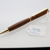 Slimline - 24K Gold - Teak