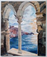 10x12. Winsor and Newton Artisan oil colours, on canvas covered board