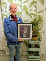 Bob with framed picture