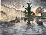 9 in x 12 in watercolour by Colin Steed