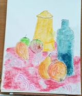 Week 4, still life in pastels
