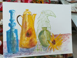 Week 4, still life in pastels