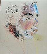 Week 6, portrait with media of your choice