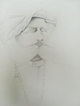 Week 6, portrait with media of your choice