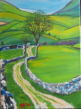 30 x 40 cm acrylic on canvas