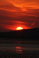 Sunset over Burry Port