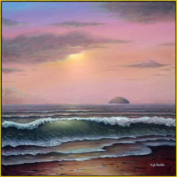 Ailsa Craig Sunset