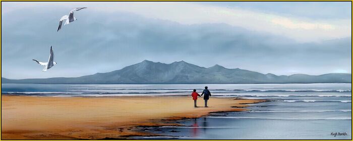Arran from Irvine Shore
