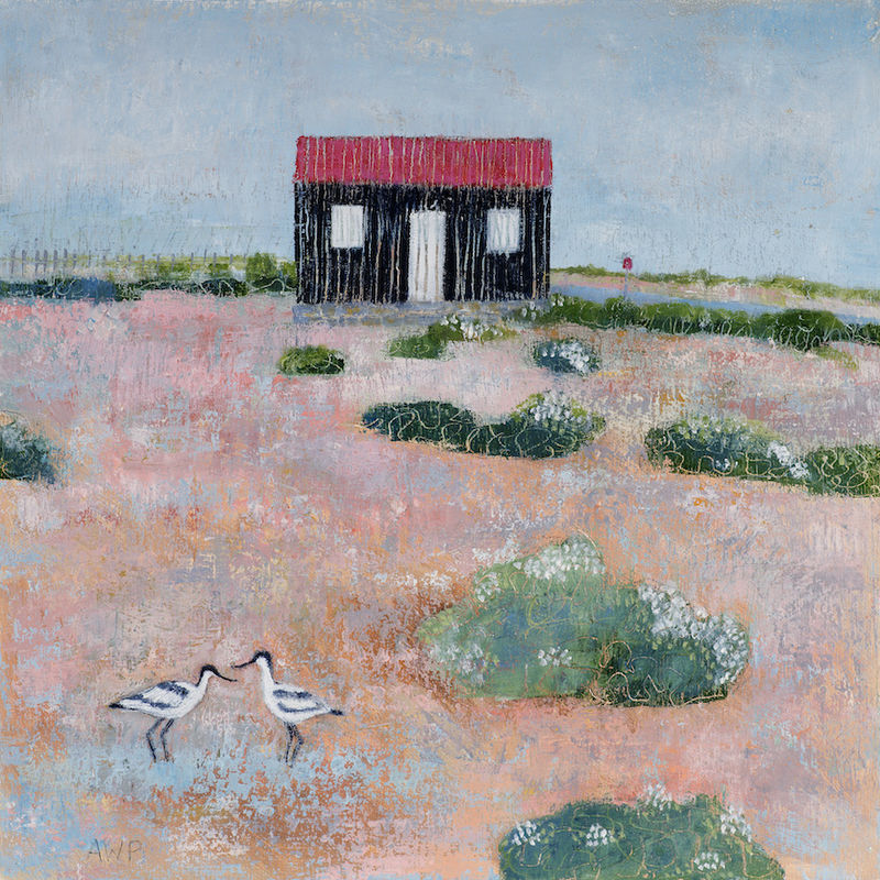 Avocets at the Red Hut