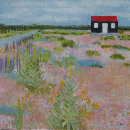 Yellow Poppies at the Red Hut