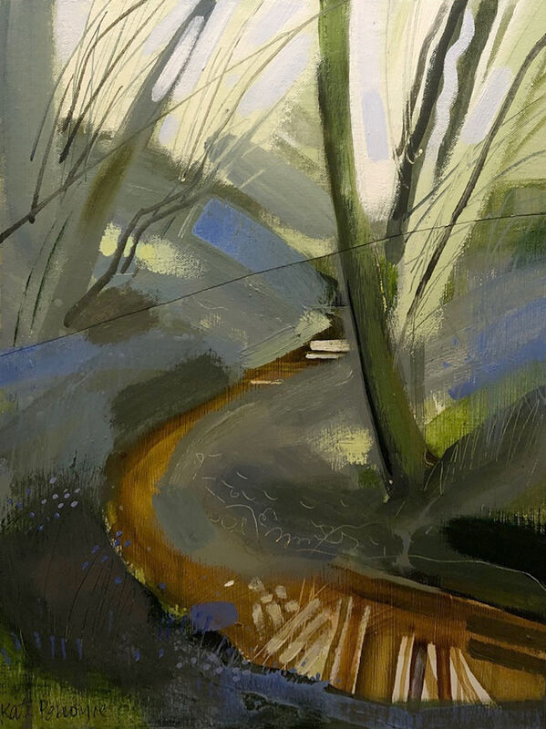 Bluebells and Stream