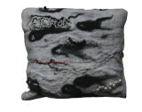 Black and White Mackerel Cushion
