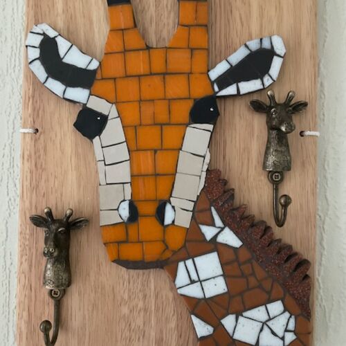 Giraffe "handy hooks" mosaic £40