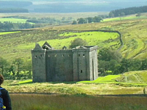 Historic Hermitage Castle, near Newcastleton, Scotland.