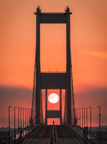Highly Commended 'Severn, Steel + Sunset' by Adam Wakefield