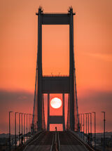 Highly Commended 'Severn, Steel + Sunset' by Adam Wakefield