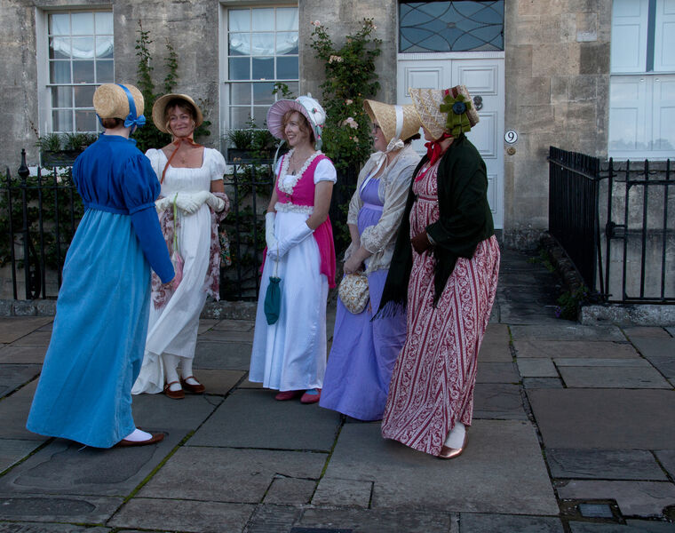 Highly Commended 'Ladies get together outside of No. 9' by Brian Kinsman
