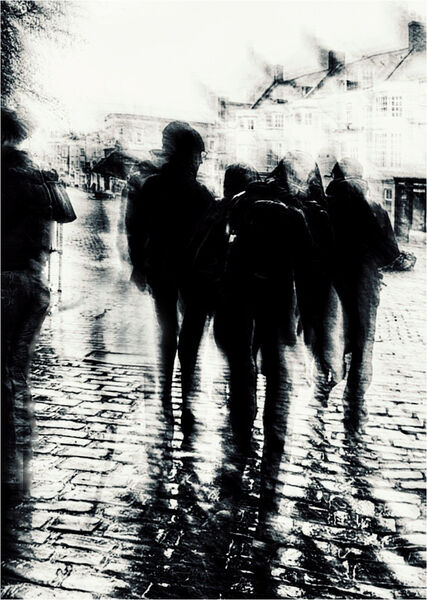Highly Commended 'Wet Walk in Wells' by Anita Fullerton AFIAP